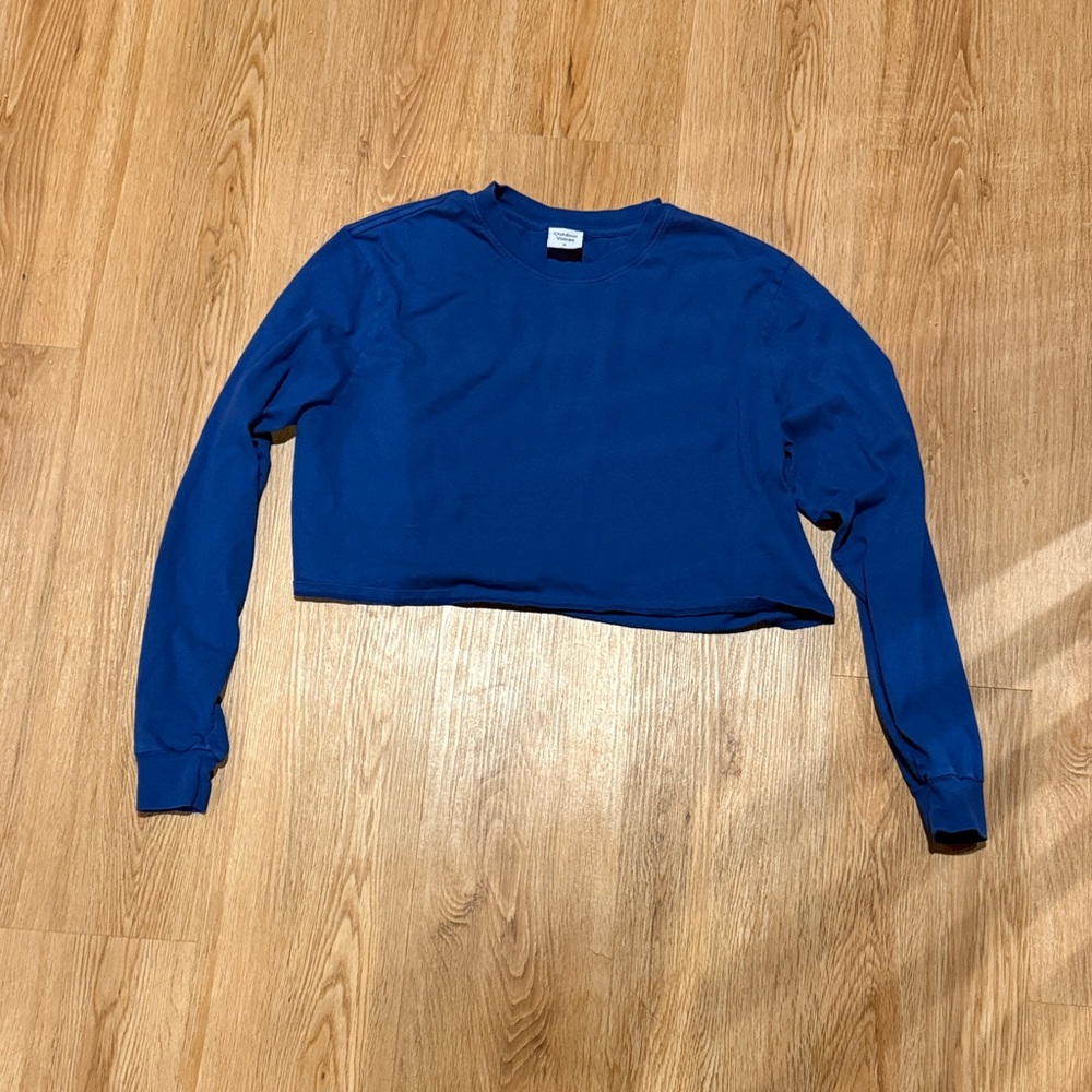 Outdoor Voices Blue Crop Top